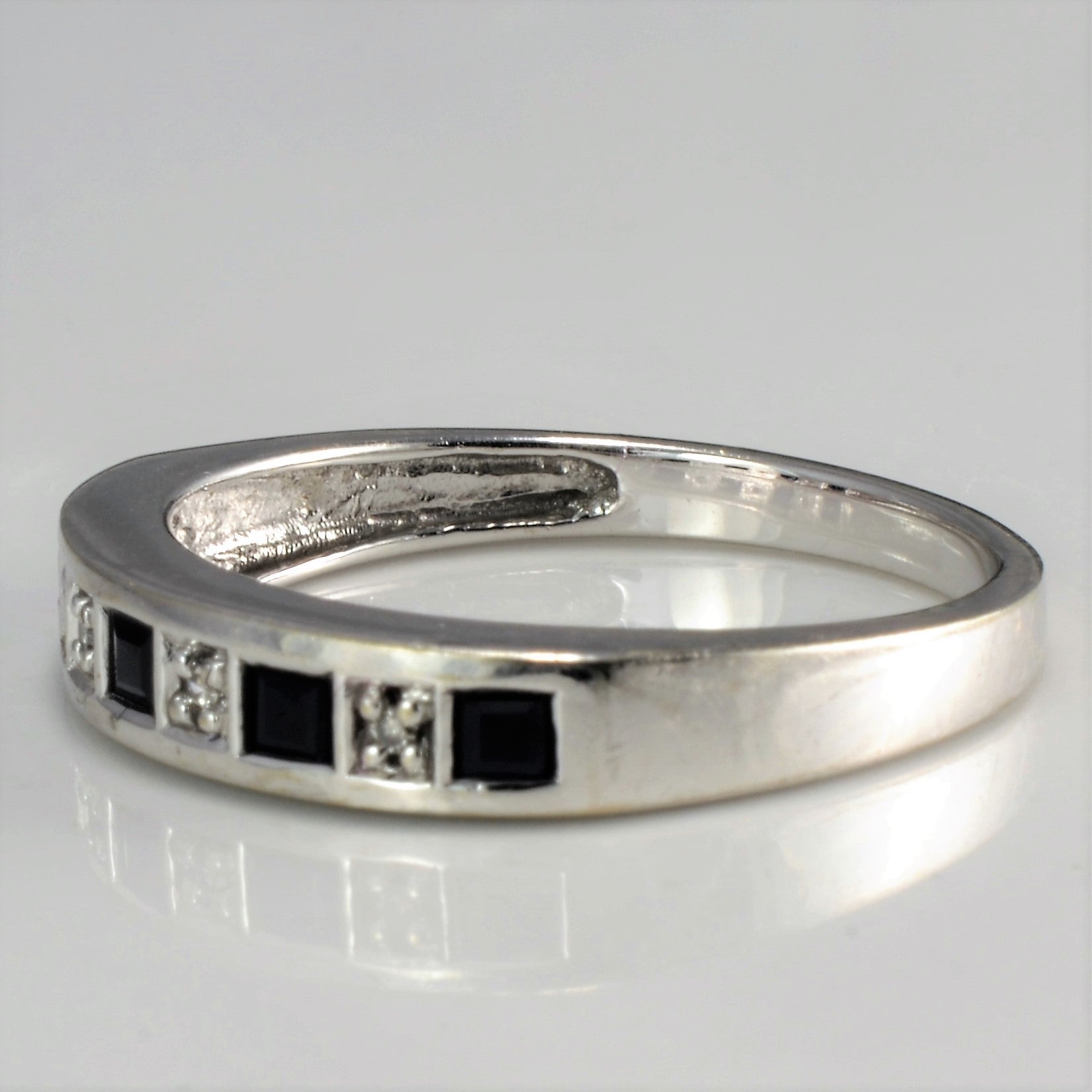 Sapphire & Diamond Ring | 0.02 ctw, SZ 6.25 |