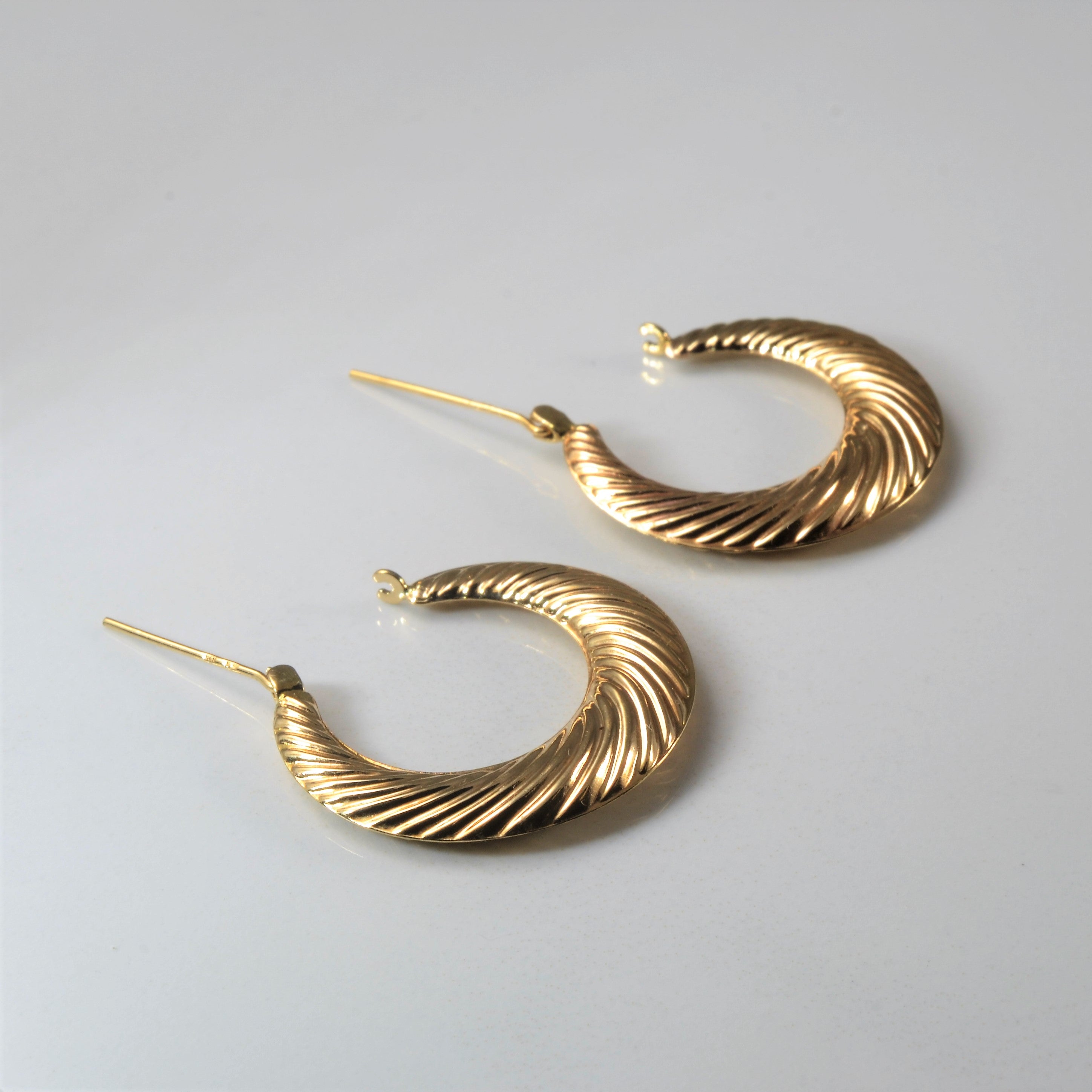 Spiral Hoop Earrings |