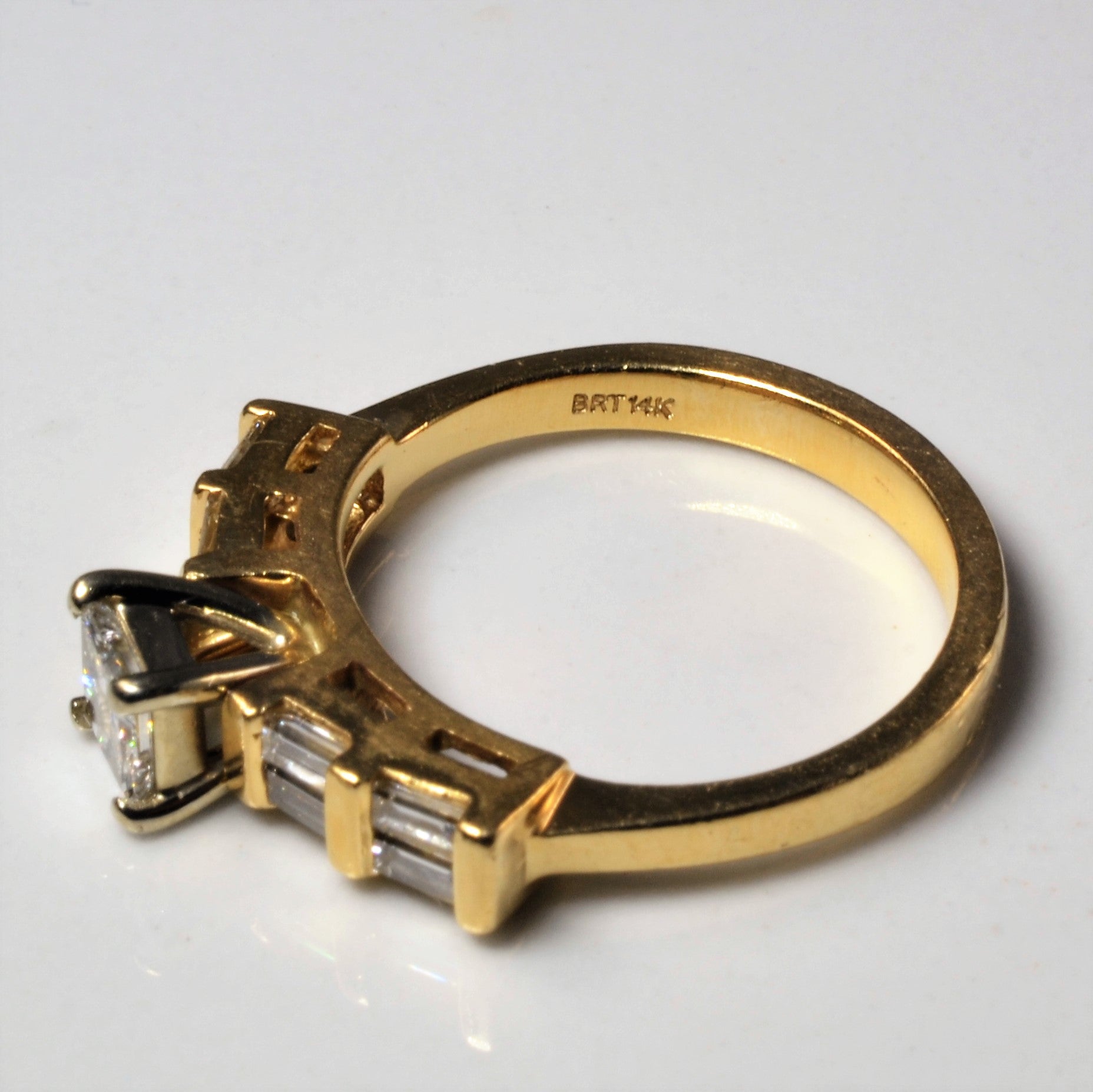 Princess & Baguette Diamond Engagement Ring | 0.68ctw | SZ 5.5 |