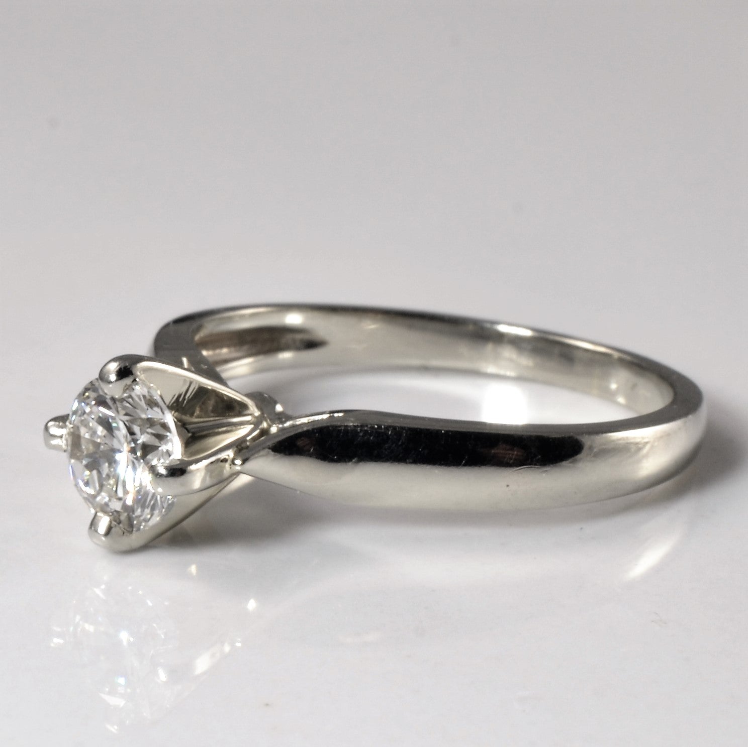 East West Solitaire Diamond Engagement Ring | 0.43ct | SZ 5 |