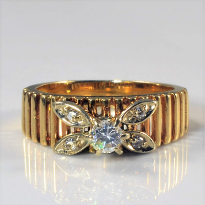 Open Work Diamond Ring | 0.24ctw | SZ 4.5 |