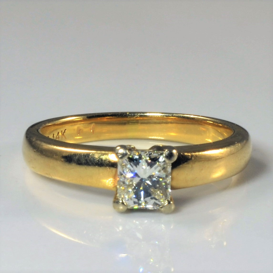 Solitaire Princess Diamond Ring | 0.50ct | SZ 4.75 |