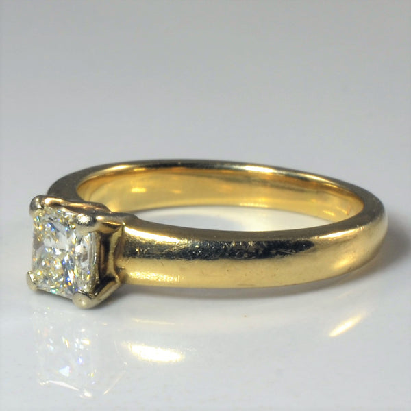 Solitaire Princess Diamond Ring | 0.50ct | SZ 4.75 |