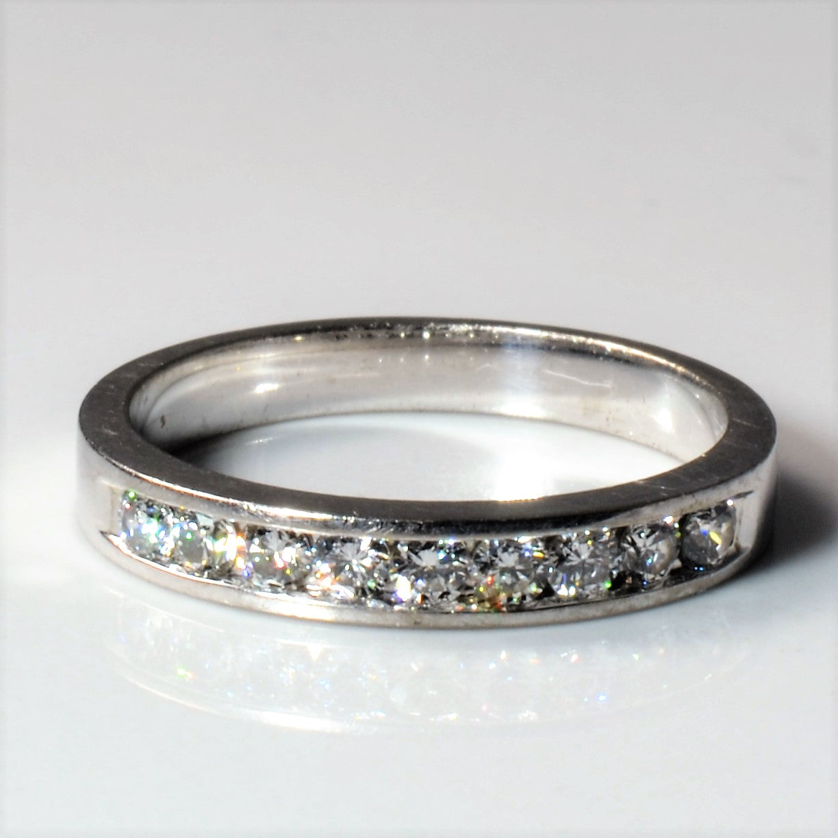 Birks' Channel Diamond Semi Eternity Band | 0.40ctw | SZ 5.75 |