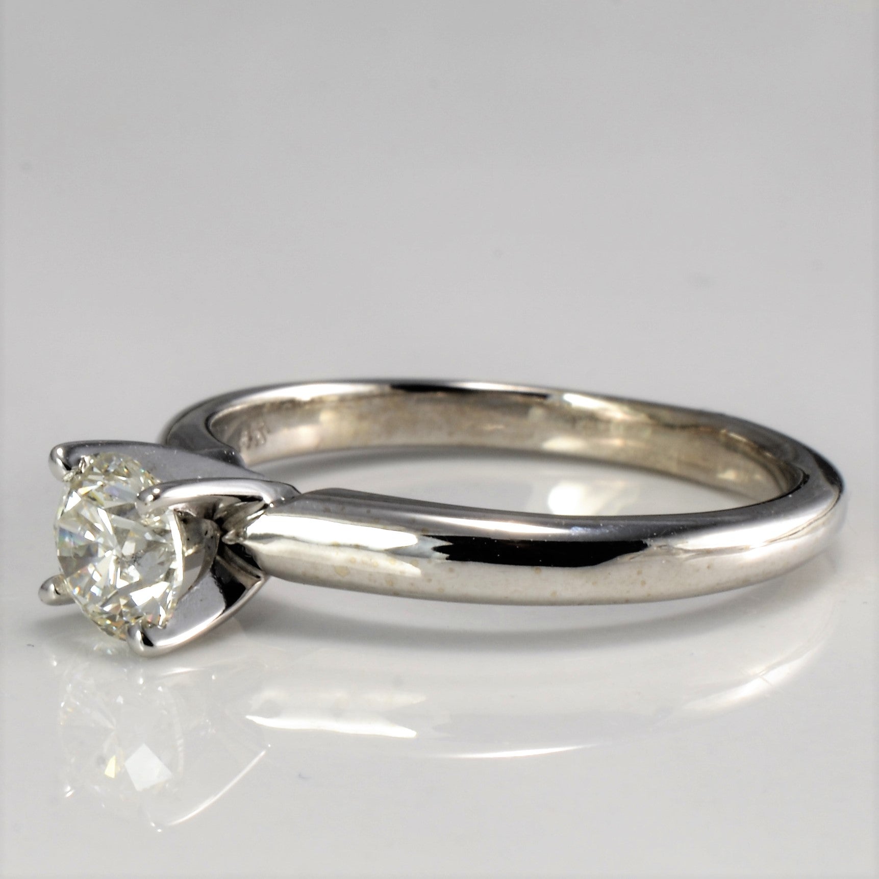 Four Prong Solitaire Diamond Ring | 0.49 ct, SZ 5 |