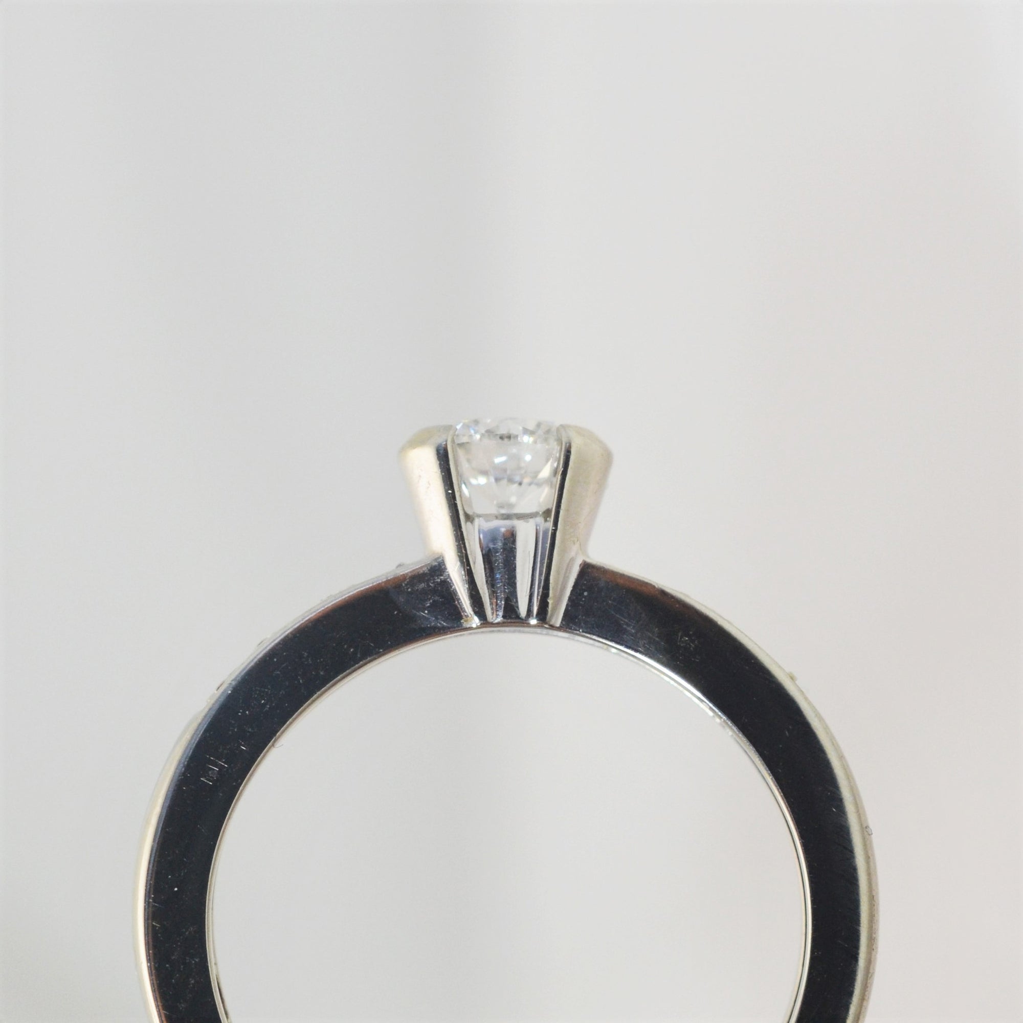 Open Semi Bezel Diamond Engagement Ring | 0.45ctw | SZ 6.75 |