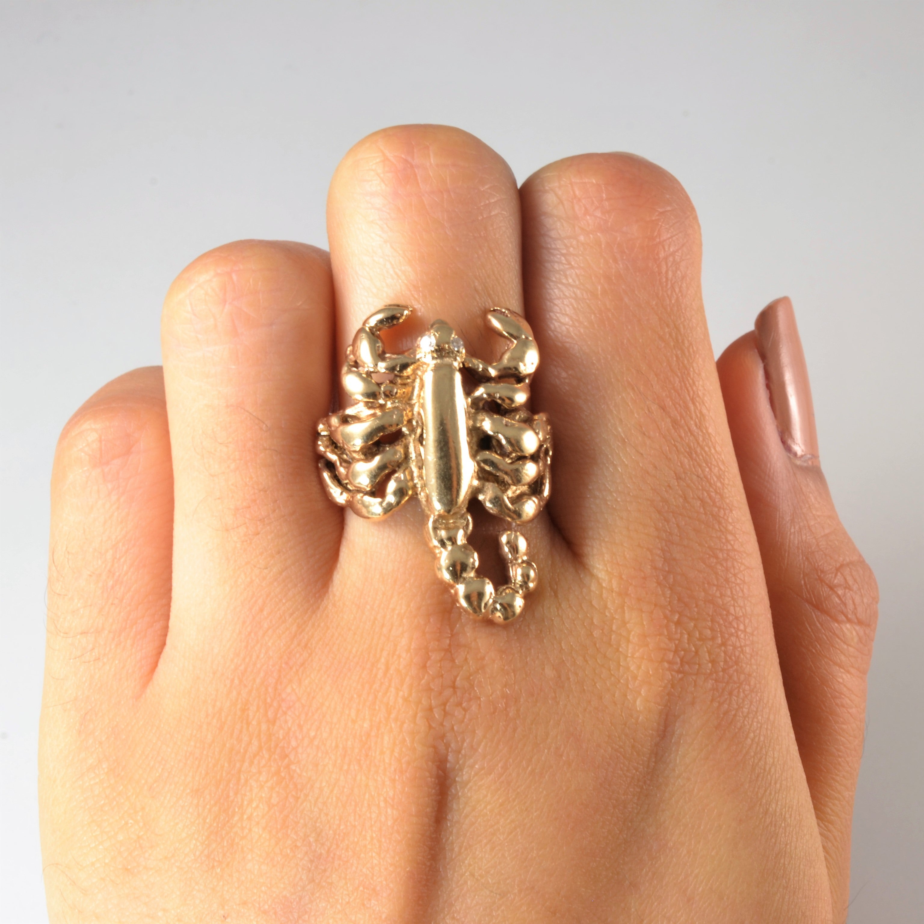 Gold Scorpion Ring | SZ 8.5 |