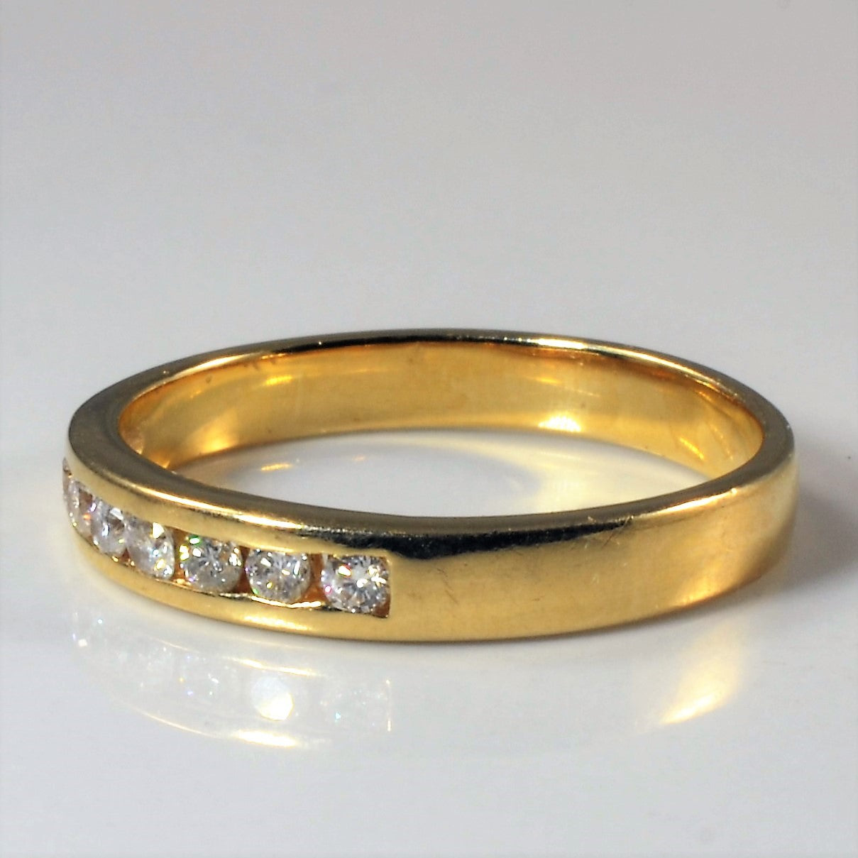 Channel Set Diamond Band | 0.18ctw | SZ 7 |