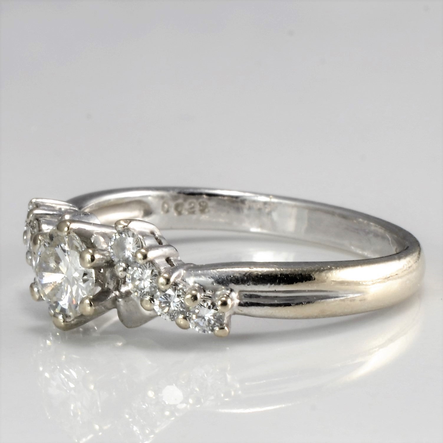 Prong Set Diamond Crossover Engagement Ring | 0.45 ctw, SZ 5.75 |