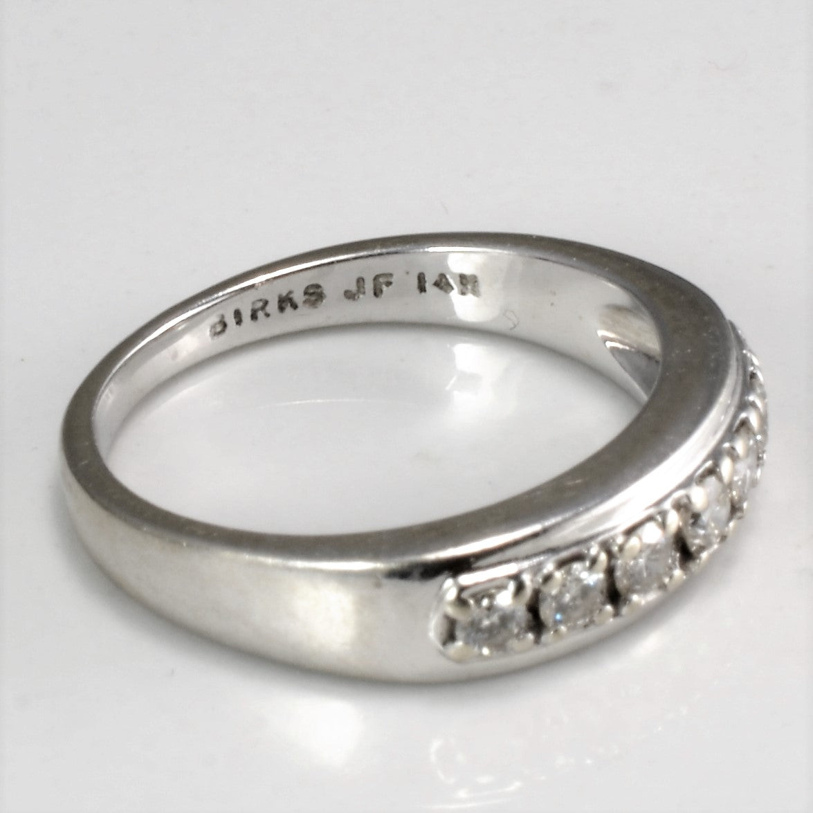 Birks' Diamond Wedding Ring | 0.25 ctw, SZ 4.5 |