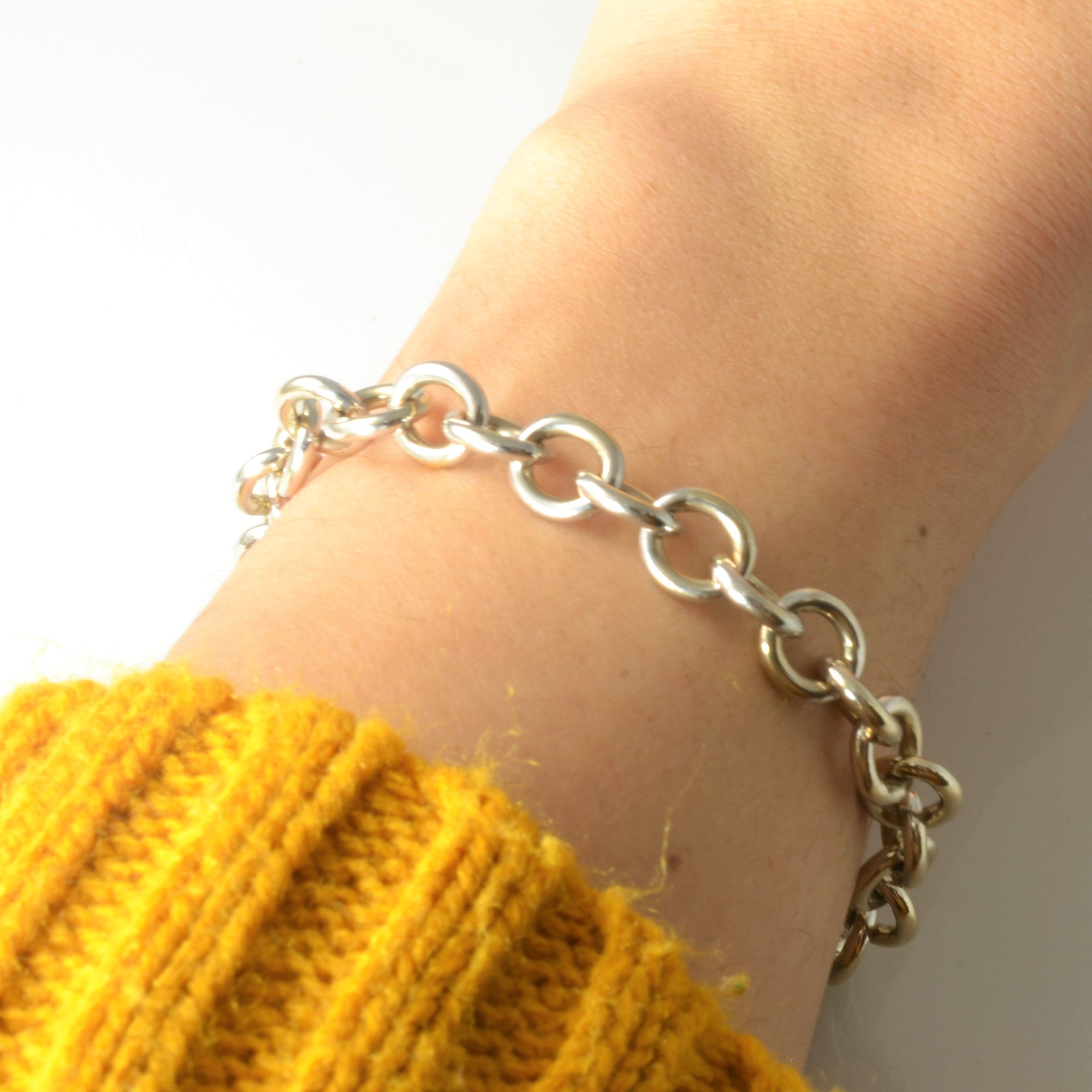 Rolo Chain Gold Bracelet | 7.5