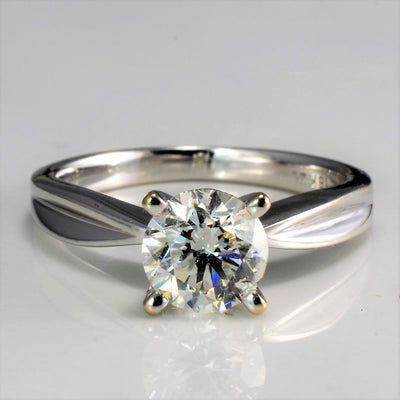 Prong Set Solitaire Diamond Engagement Ring | 1.01 ct, SZ 4.75 |