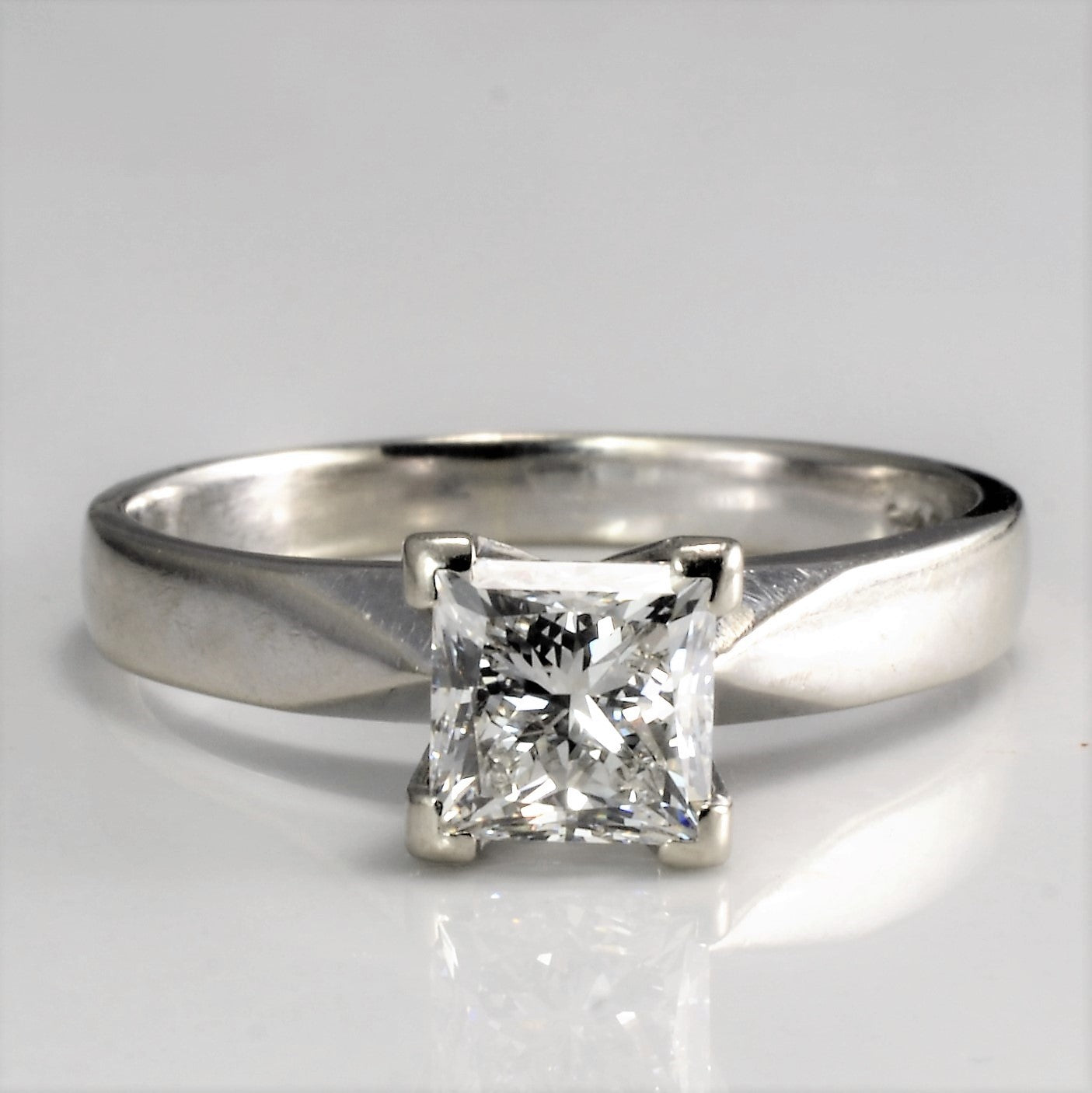 Solitaire Princess GIA Diamond Ring | 1.01 ct, SZ 6.25 | VS1, H |