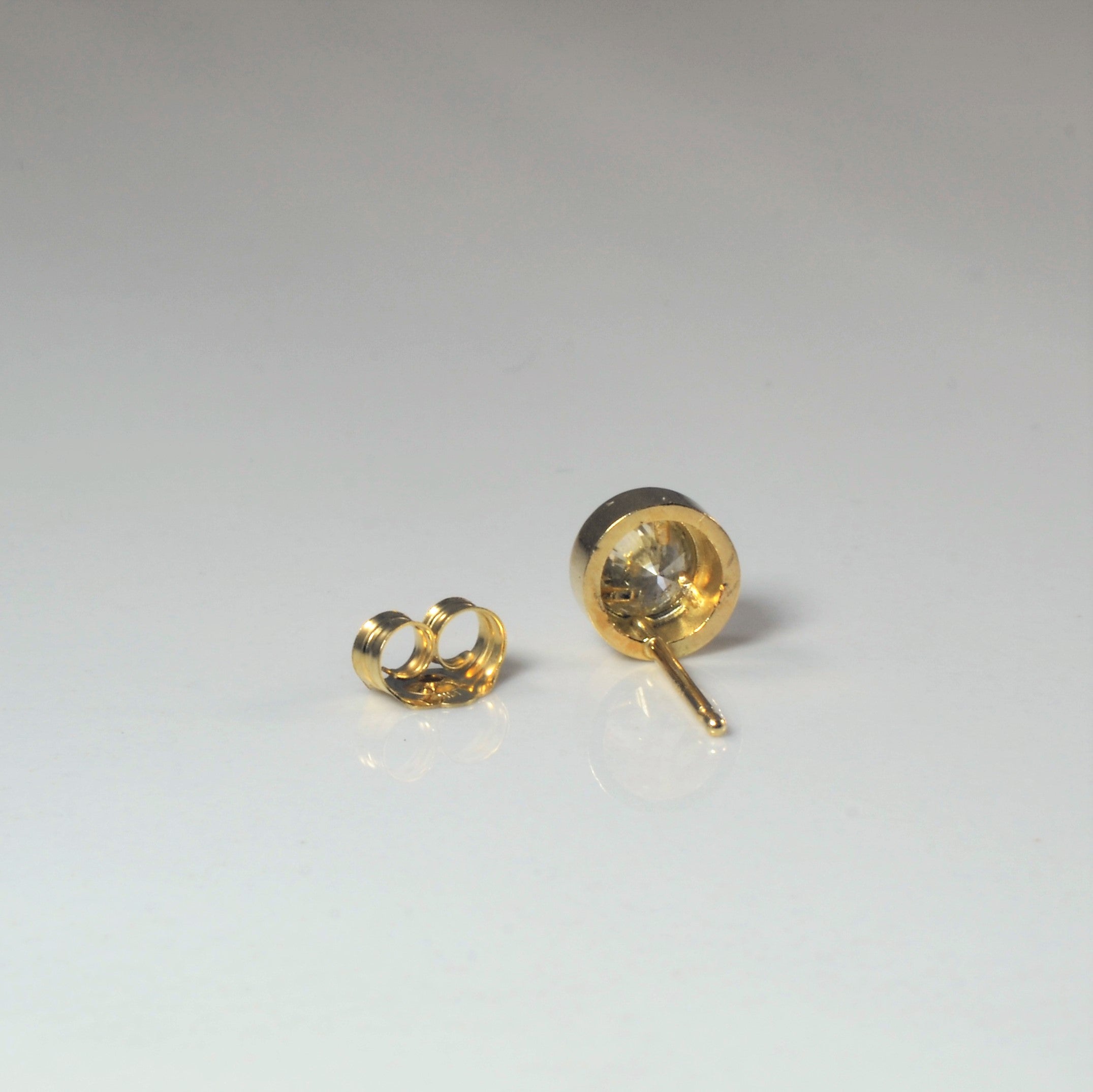 Bezel Set Diamond Studs | 0.50ctw |