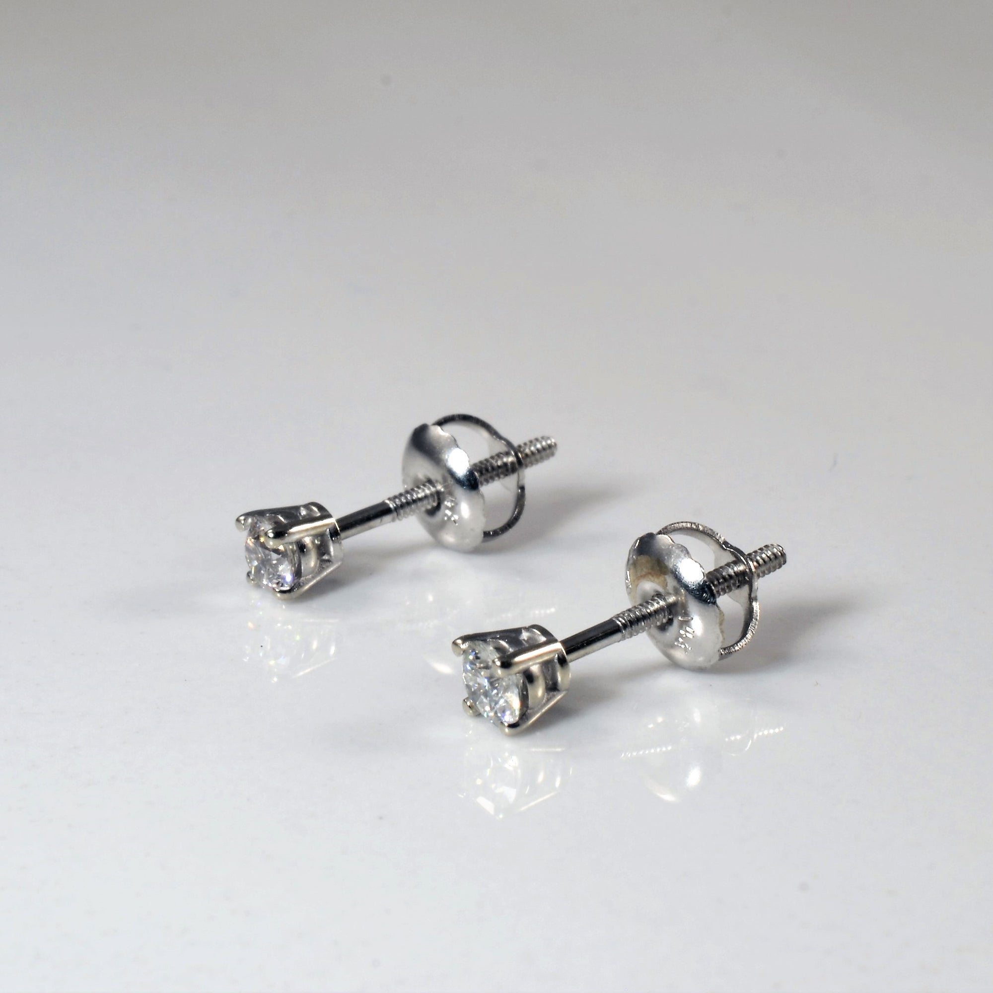 Replacement screw backs for diamond stud earrings Clearance