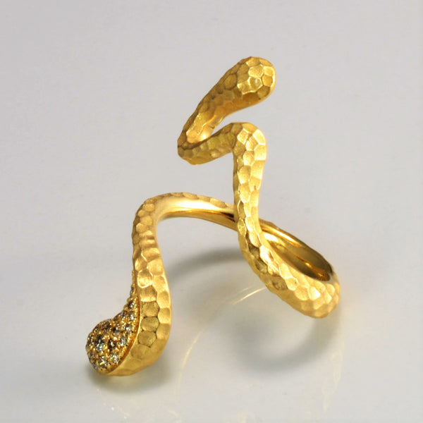 'Antonini Milano' Aurea Diamond Wrap Ring | 0.20 ctw, SZ 5.75 |
