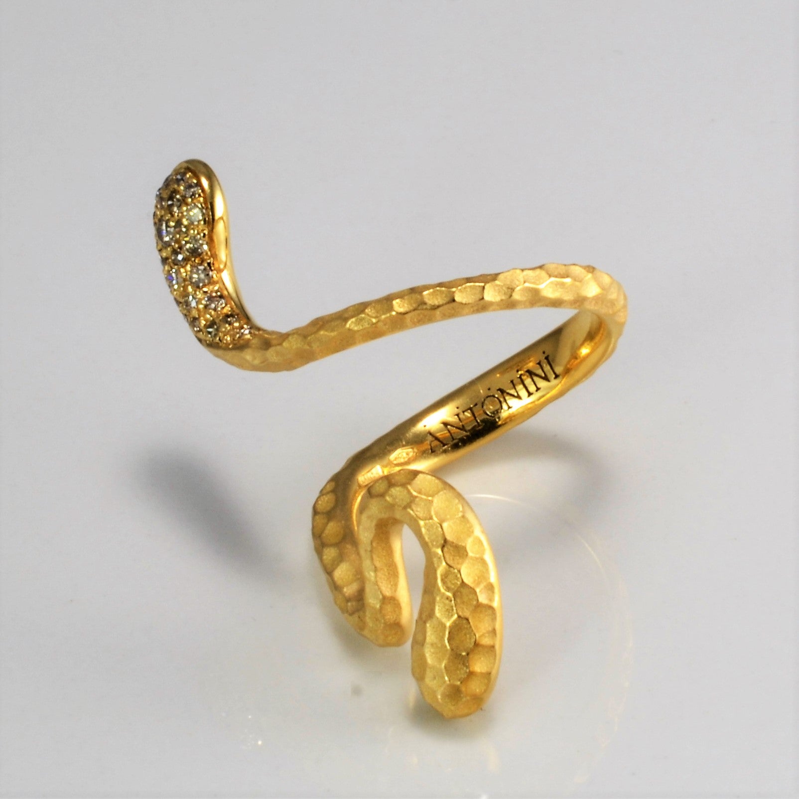 Antonini Milano' Aurea Diamond Wrap Ring | 0.20 ctw, SZ 5.75 |