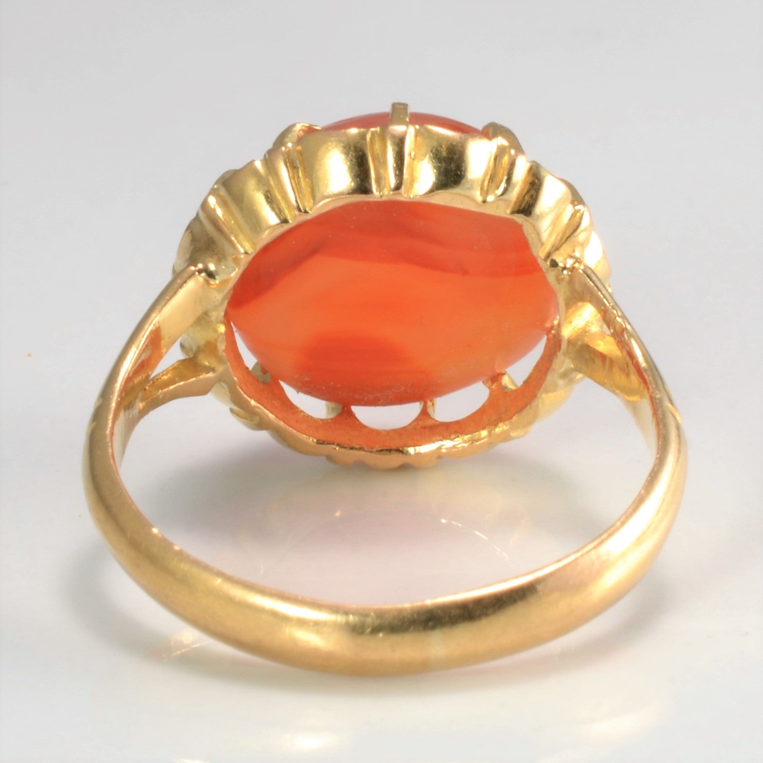 Solitaire Agate Ring | SZ 5.5 |