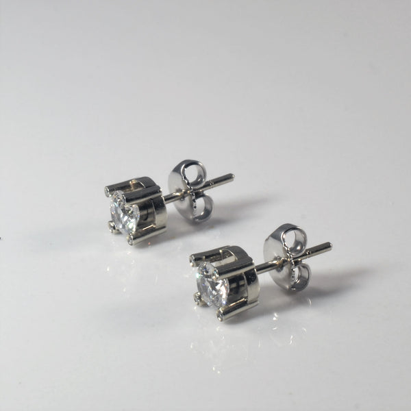GIA Certified Diamond Stud Earrings | 1.04ctw |