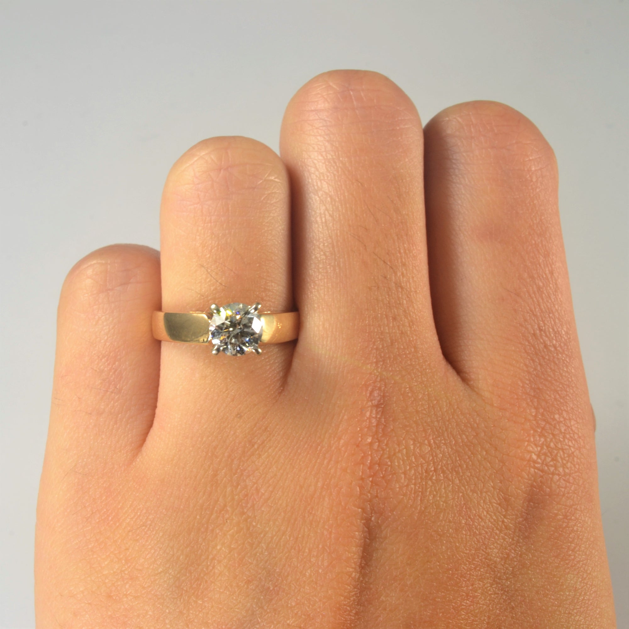 Canadian Solitaire Diamond Engagement Ring | 1.00ct | SZ 5.75 |