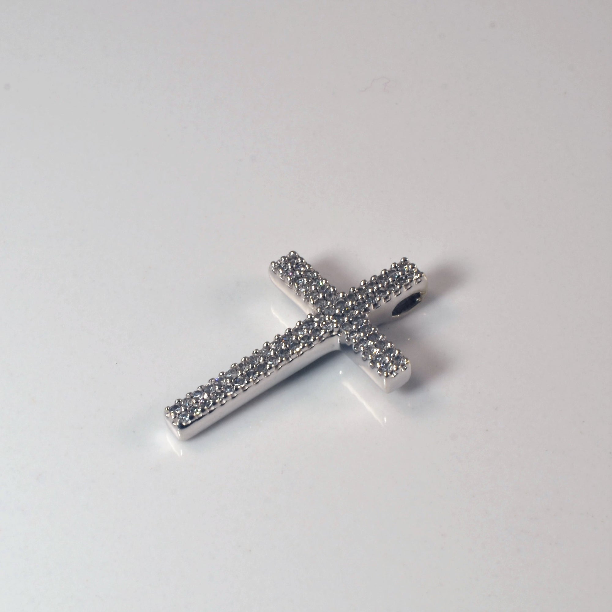 Pave Diamond Cross Pendant | 0.33ctw |