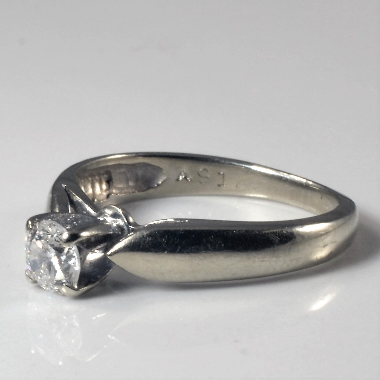 Tapered Solitaire Diamond Ring | 0.29ct | SZ 5.5 |