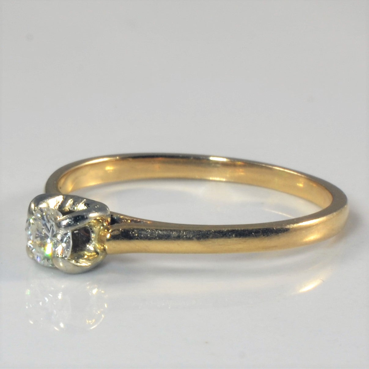 Solitaire Diamond Ring | 0.17ct | SZ 6.5 |