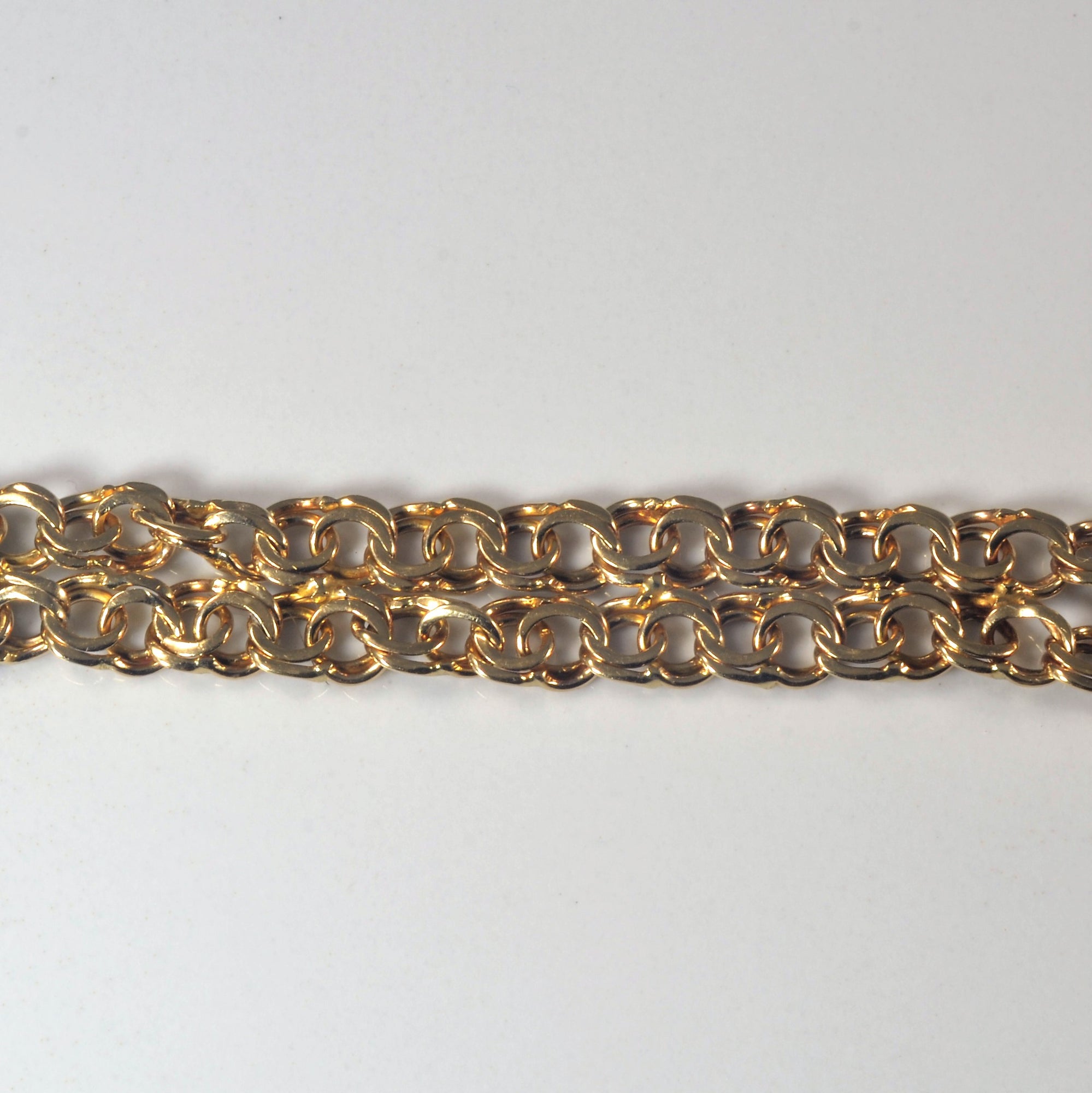 Bezel Set Diamond Eagle Chain Bracelet | 0.70ctw | 8.5