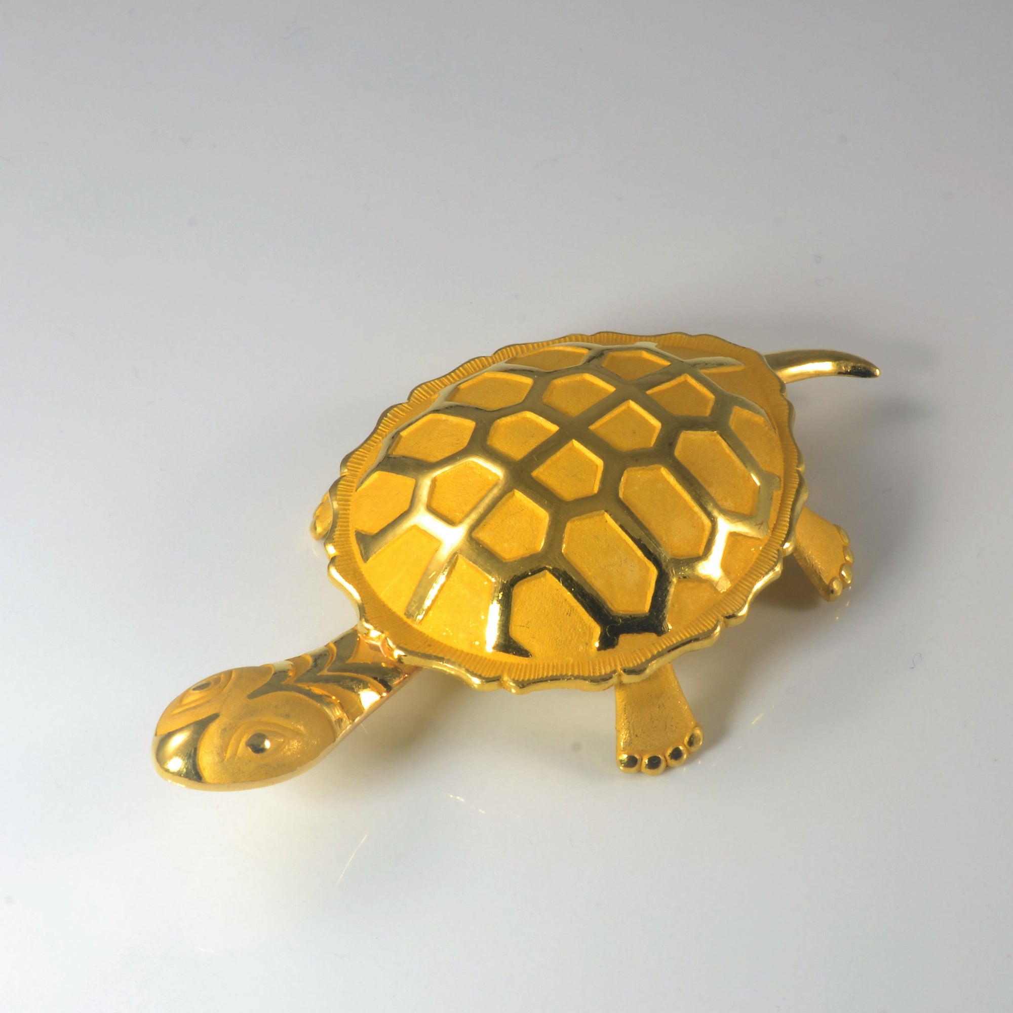 24k Yellow Gold Tortoise Show Piece |