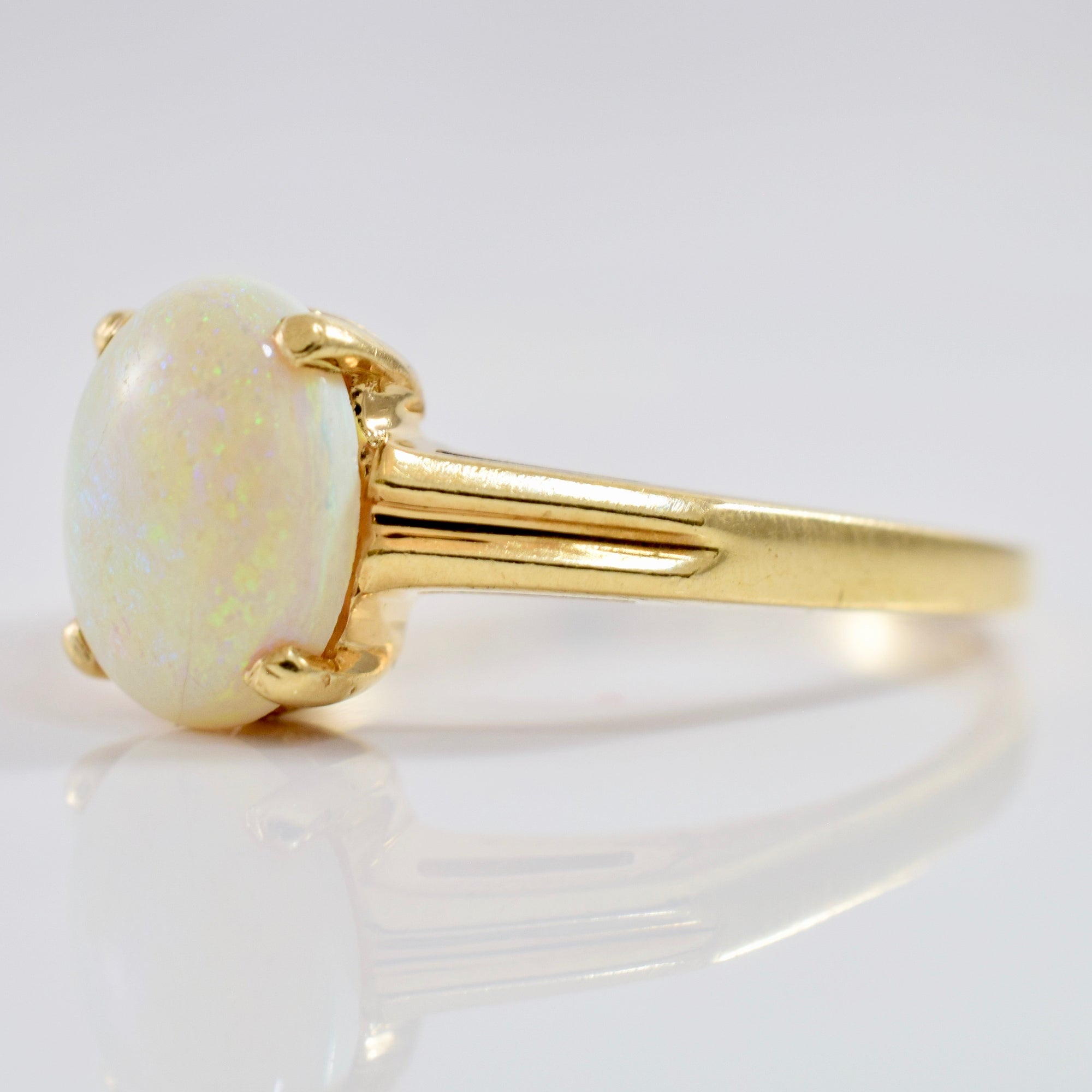 Solitaire Opal Ring | SZ 5.75 |