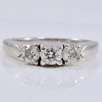 Three Stone Diamond Ring | 0.48 ctw SZ 4 |