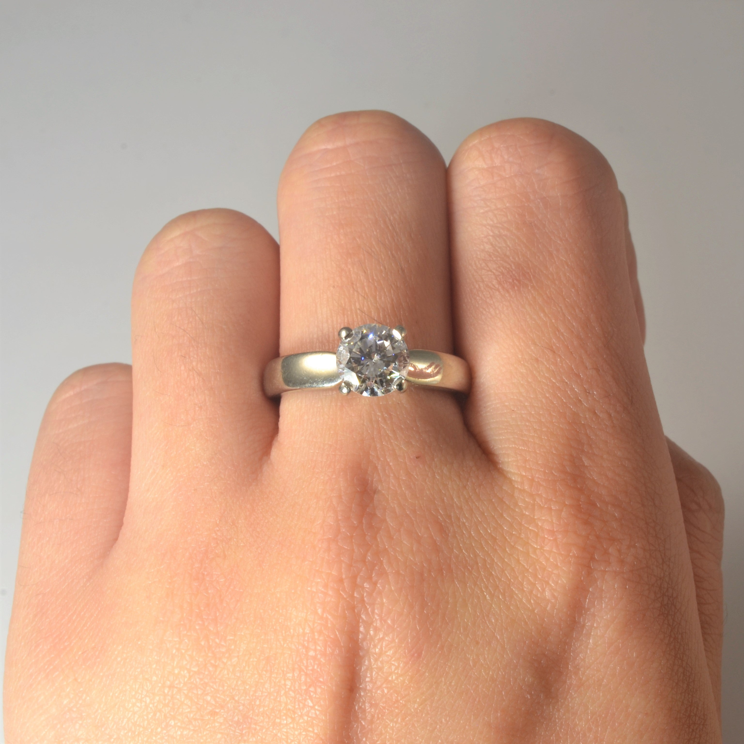 Solitaire Diamond Engagement Ring | 1.34ct | SZ 7.25 |