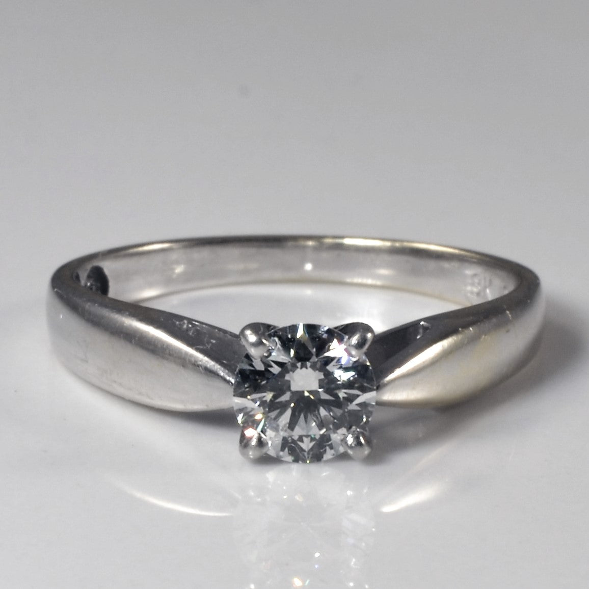 Solitaire Canadian Diamond Engagement Ring | 0.50ct | SZ 6.25 |