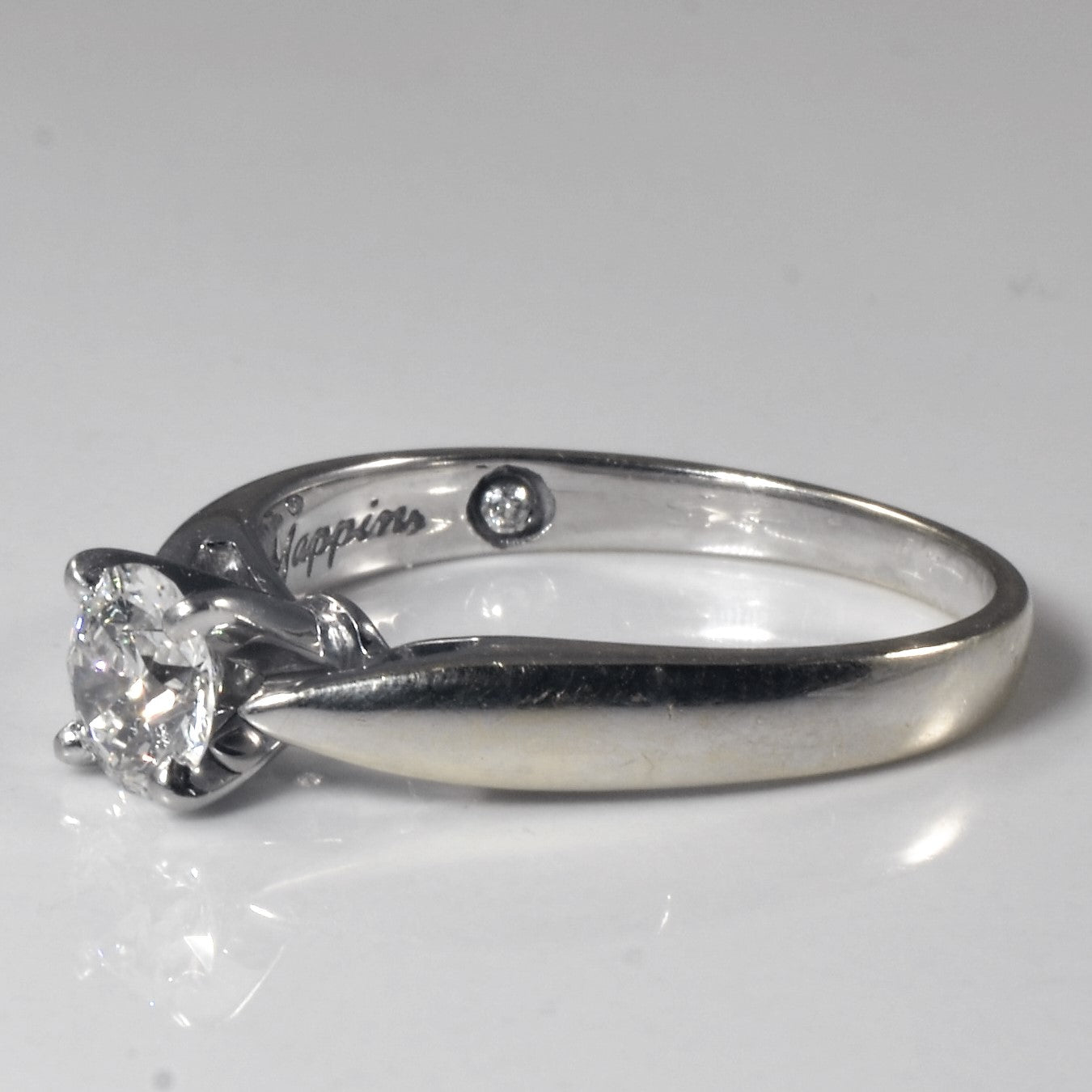 Solitaire Canadian Diamond Engagement Ring | 0.50ct | SZ 6.25 |