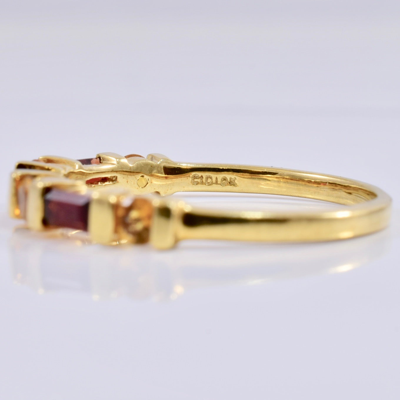 Garnet and Citrine Band | 0.60 ctw SZ 7 |