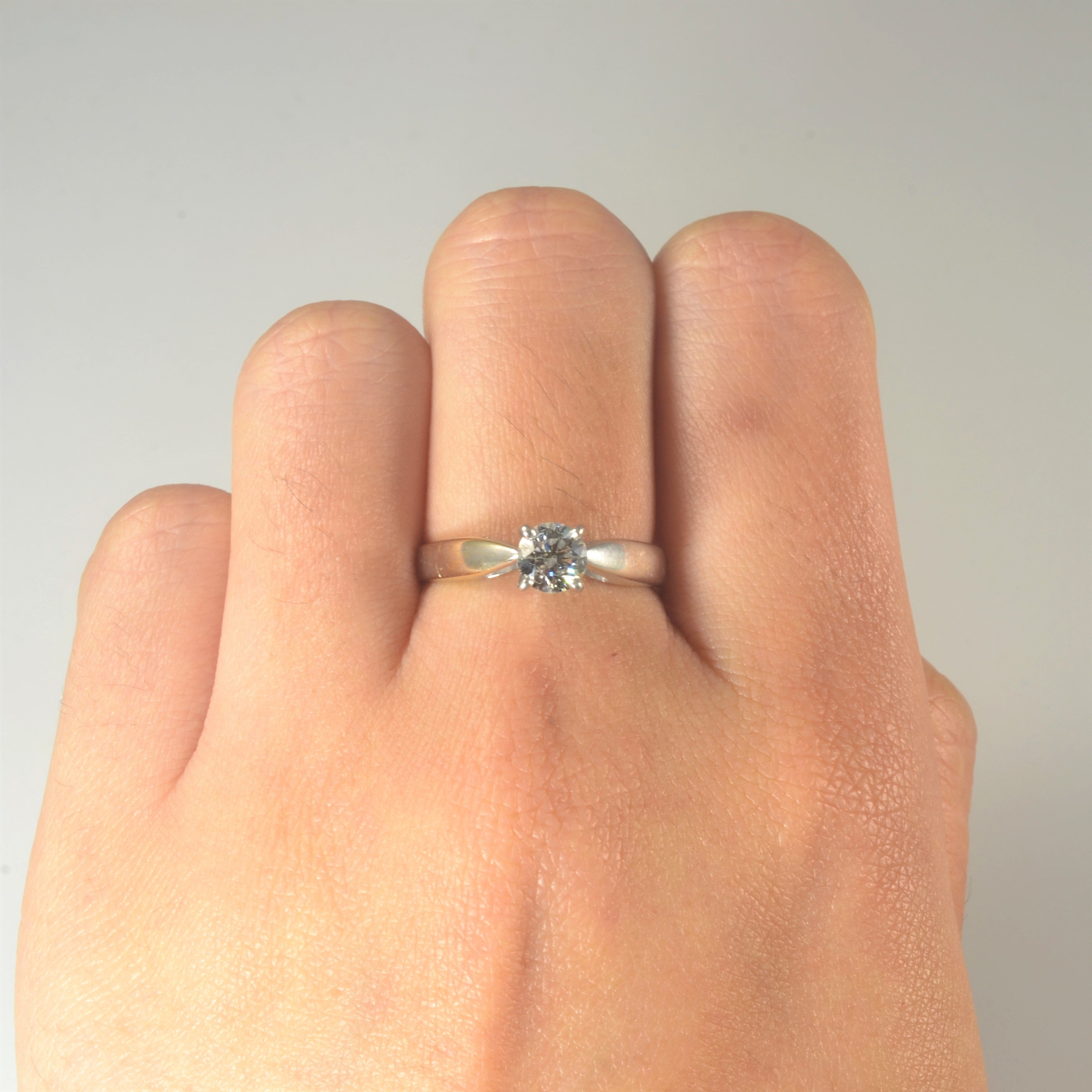 Solitaire Canadian Diamond Engagement Ring | 0.50ct | SZ 6.25 |