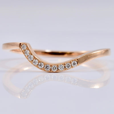 Simon G' Contour Diamond Wedding Band | 0.05 ctw SZ 6.5 |