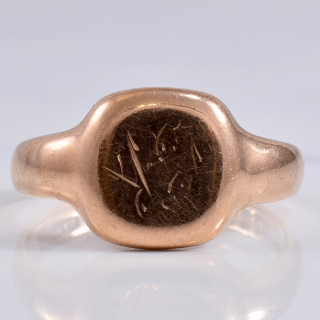 1940s Rose Gold Signet Ring | 9.75 |