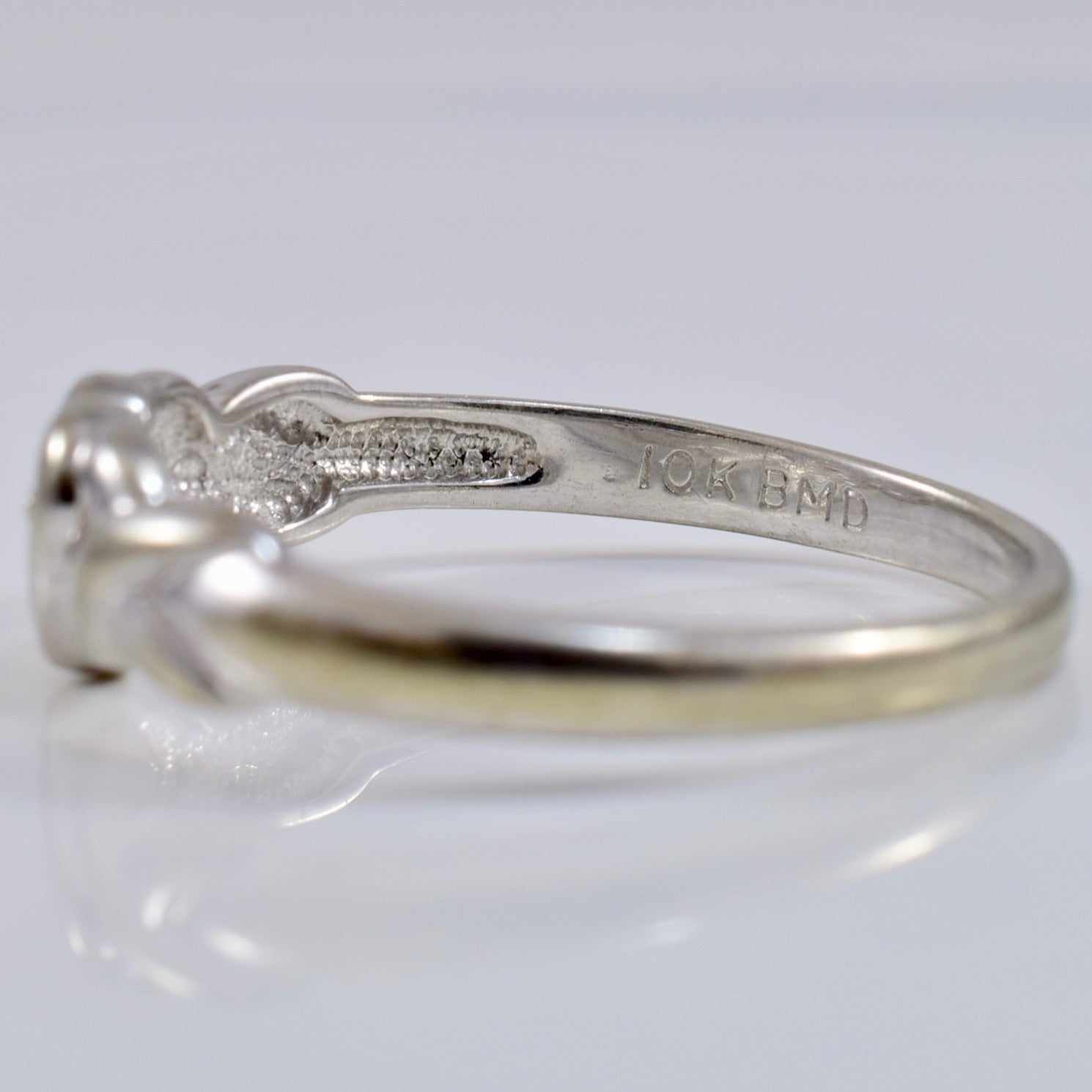 Woven Heart Diamond Ring | 0.01 ct SZ 6 |