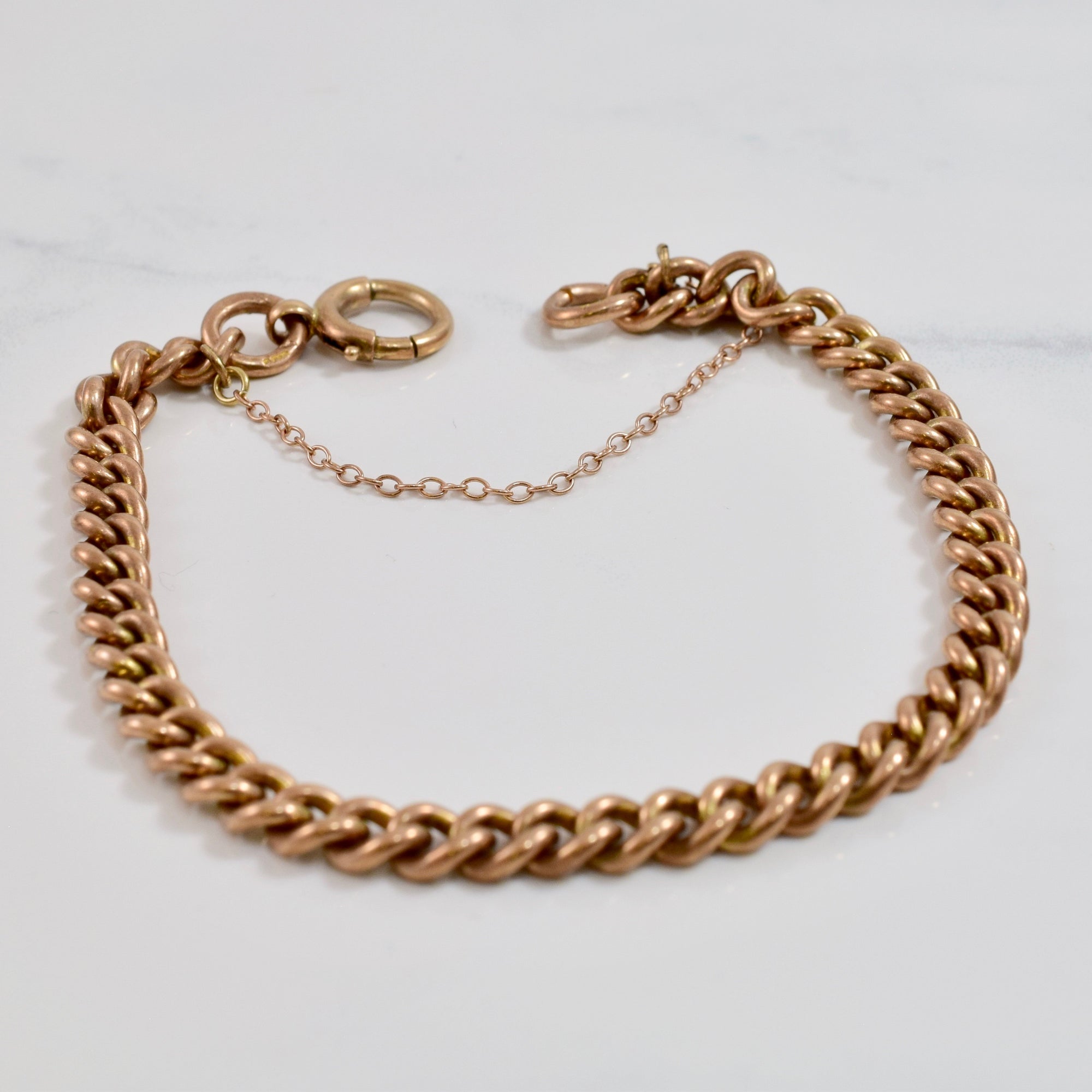 Vintage Rose Gold Bracelet | SZ 8