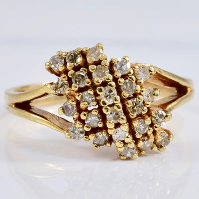 Diamond Cluster Ring | 0.30 ctw SZ 6.75 |