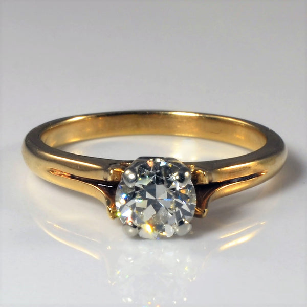 Old European Solitaire Diamond Engagement Ring | 0.52ct | SZ 5.25 |