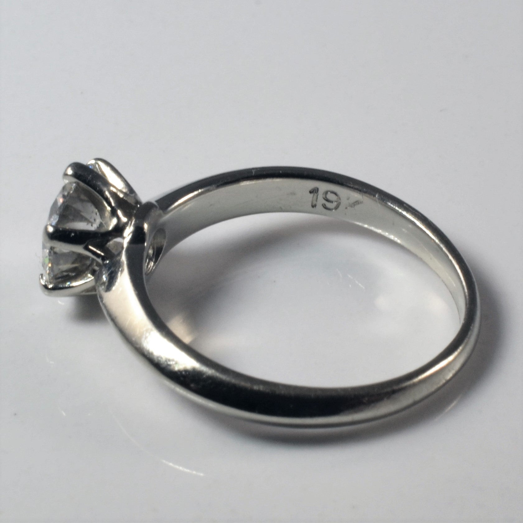 Knife Edge Solitaire Diamond Engagement Ring | 1.10ct | SZ 5 |