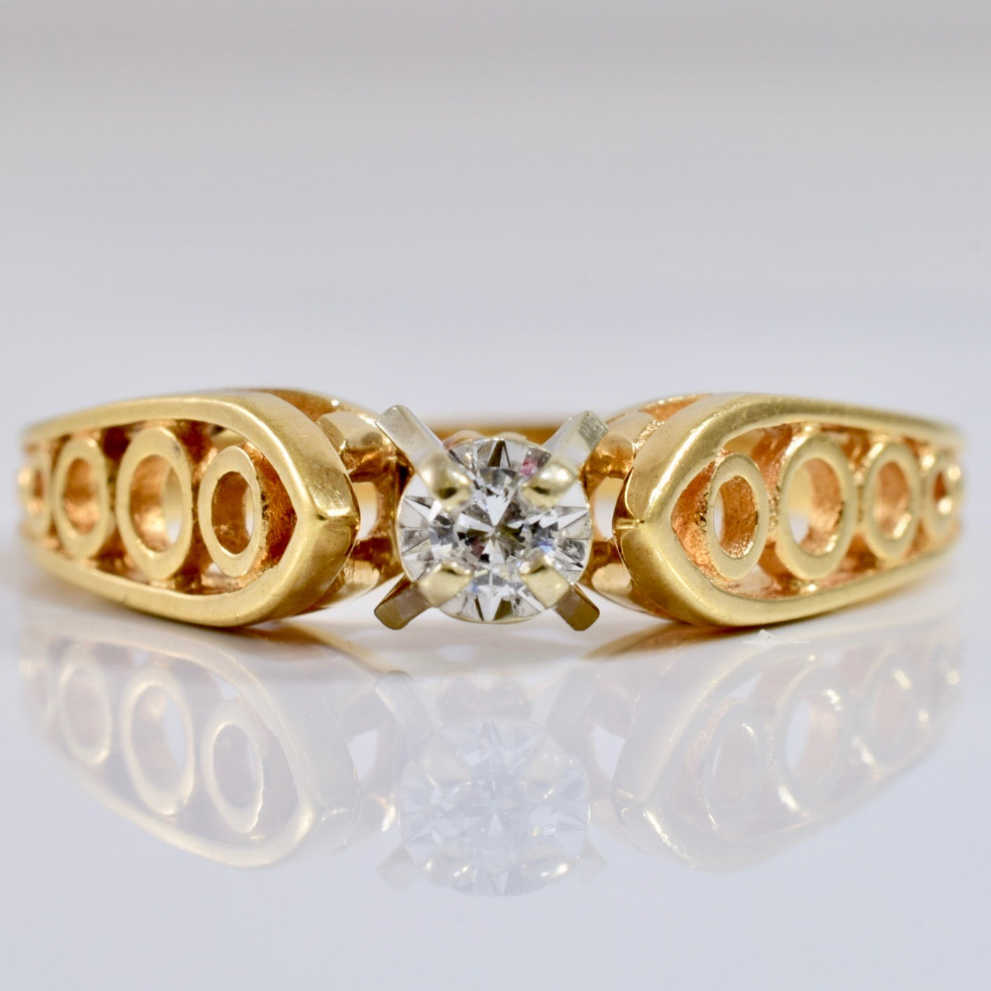 Diamond Engagement Ring | 0.04 ctw SZ 6.5 |