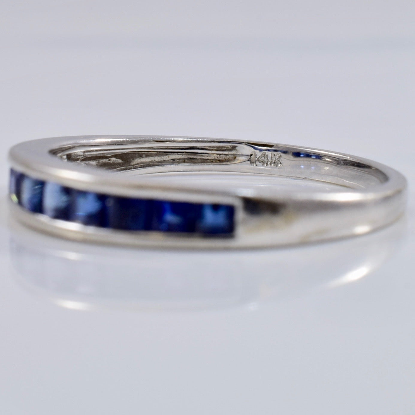 Channel Set Sapphire Ring | 0.45 ctw SZ 6 |