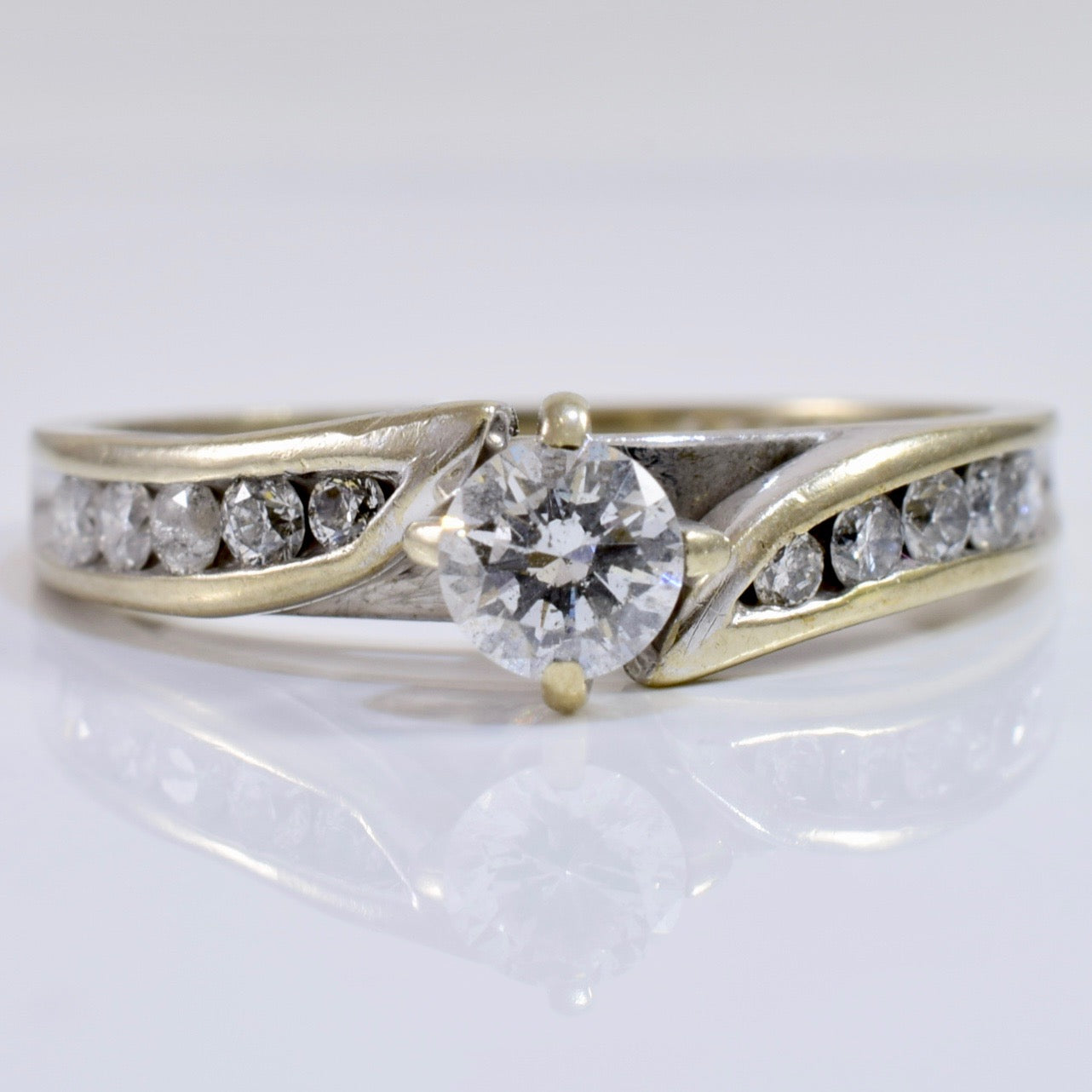 Bypass Diamond Engagement Ring | 0.46 ctw SZ 7 |