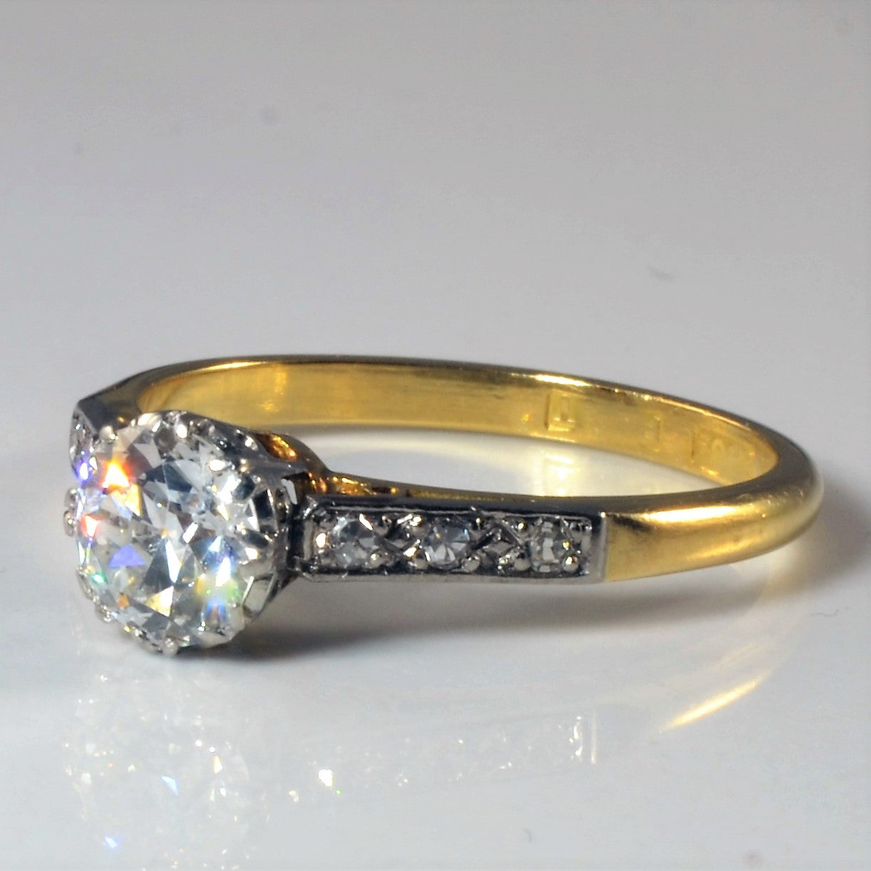 Edwardian Diamond Engagement Ring | 0.71ctw | SZ 6.25 |