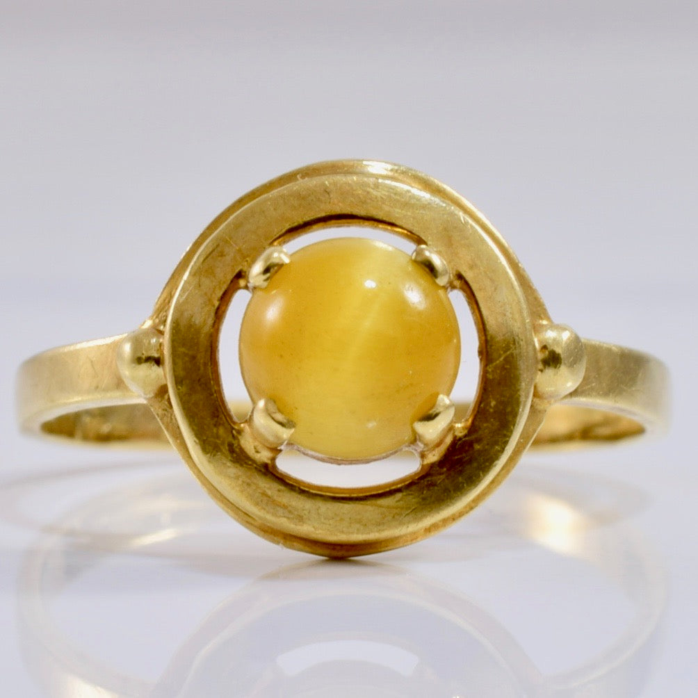 Solitaire Tigers Eye Ring | SZ 4.5 |