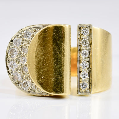 Cuff Style Diamond Band | 0.30 ct SZ 6 |