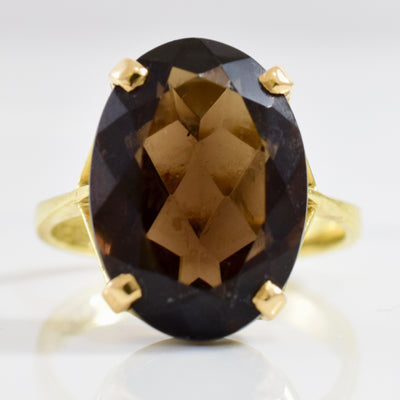 Solitaire Smoky Quartz Ring | SZ 7.25 |